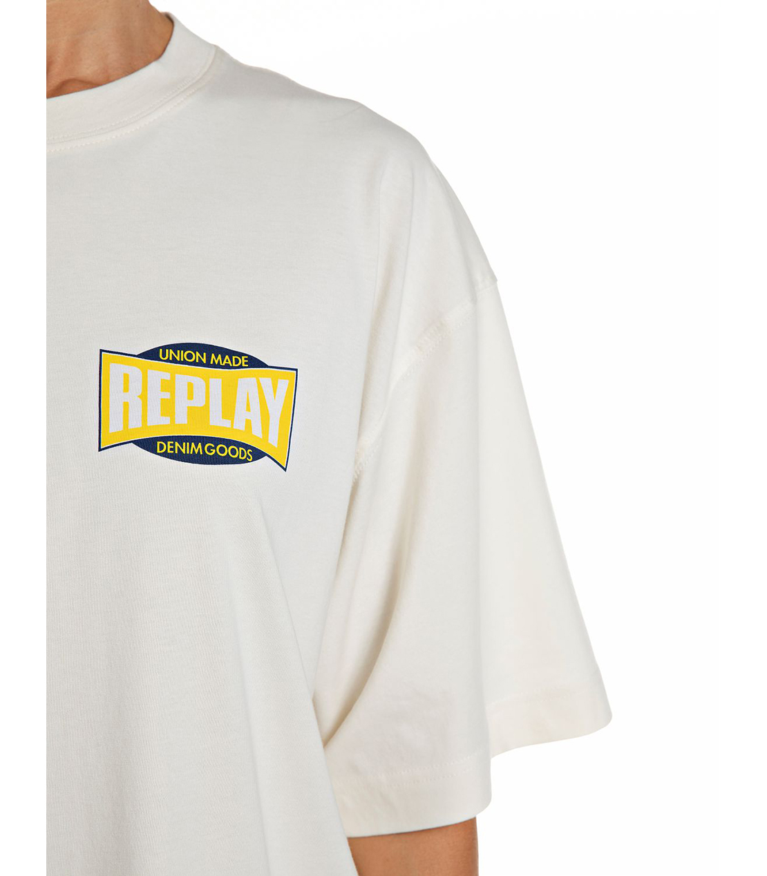 バックプリント オーバーサイズ Tシャツ 詳細画像 ホワイト 4